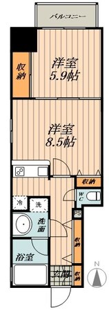 ライブコート泉の物件間取画像